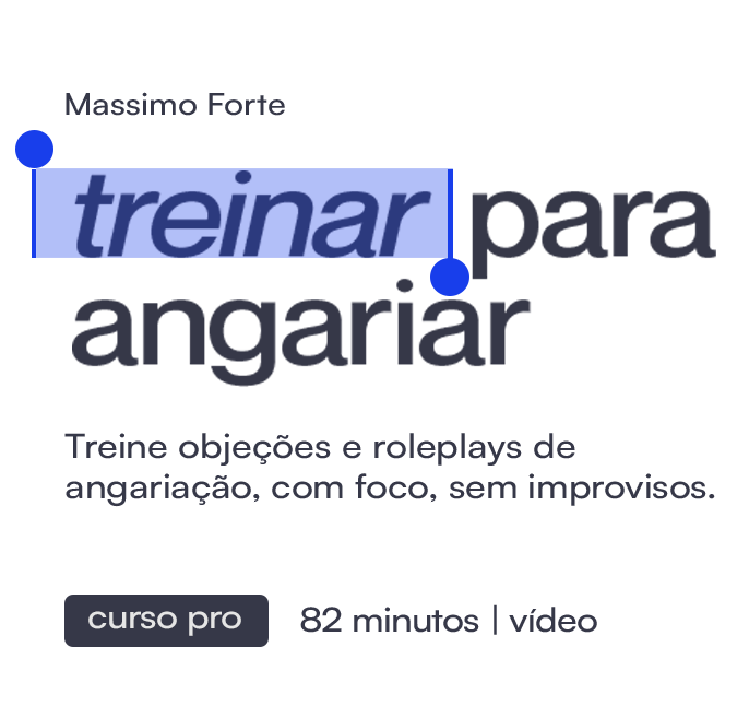 Passe de profissional para TOP PRODUCER curso online TREINAR PARA ANGARIAR