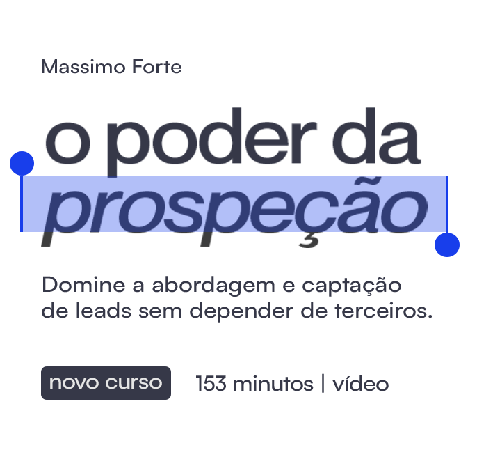 Quando o negócio abranda, ninguém gosta de voltar à prospeção, mas sem prospeção, não há negócio.